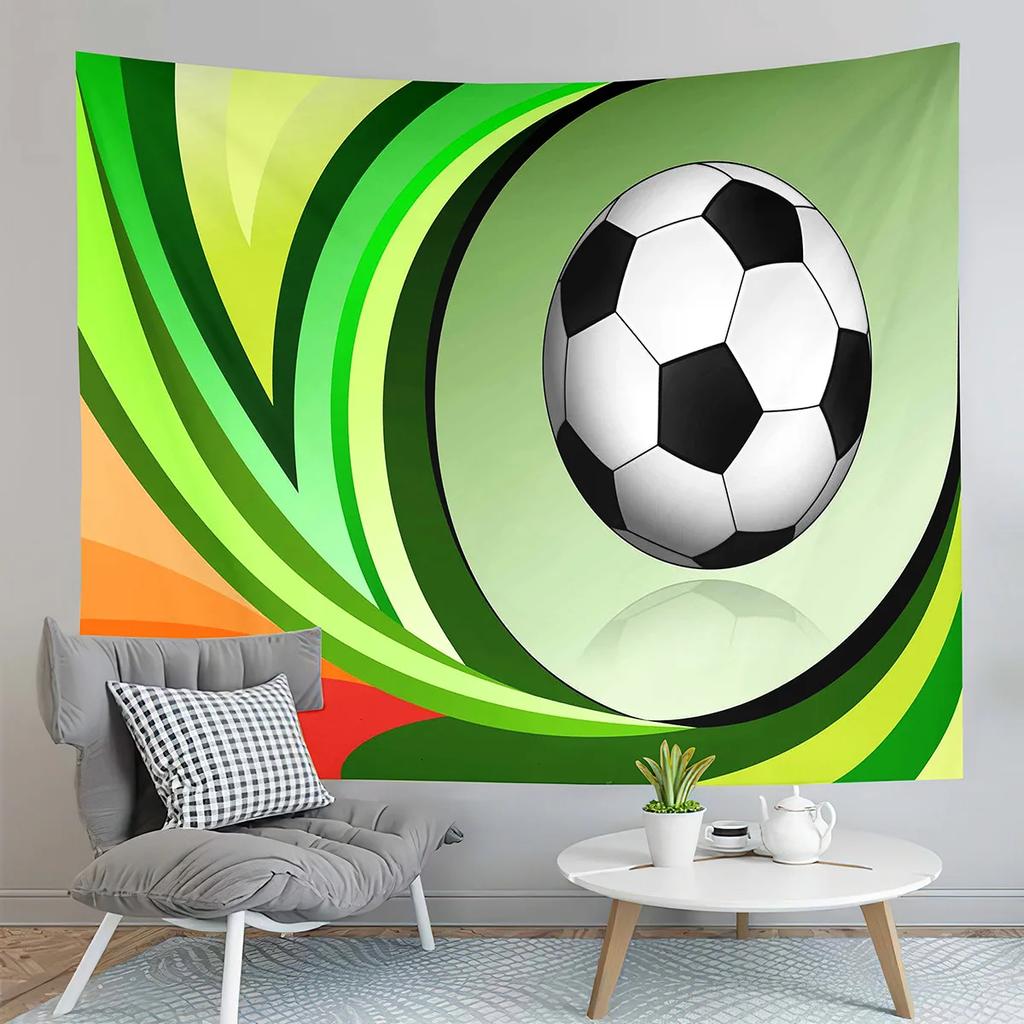 Football Tapestry, Stadium   Fans  Art Living Room Bedroom Wall Hanging Tapestry