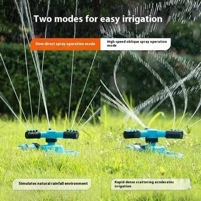 360° Sprinklers Irrigation Garden Lawn Sprinkler Automatic Watering Plants Rotary Gardening Supplies Agricultural Grass Fountain Nozzle