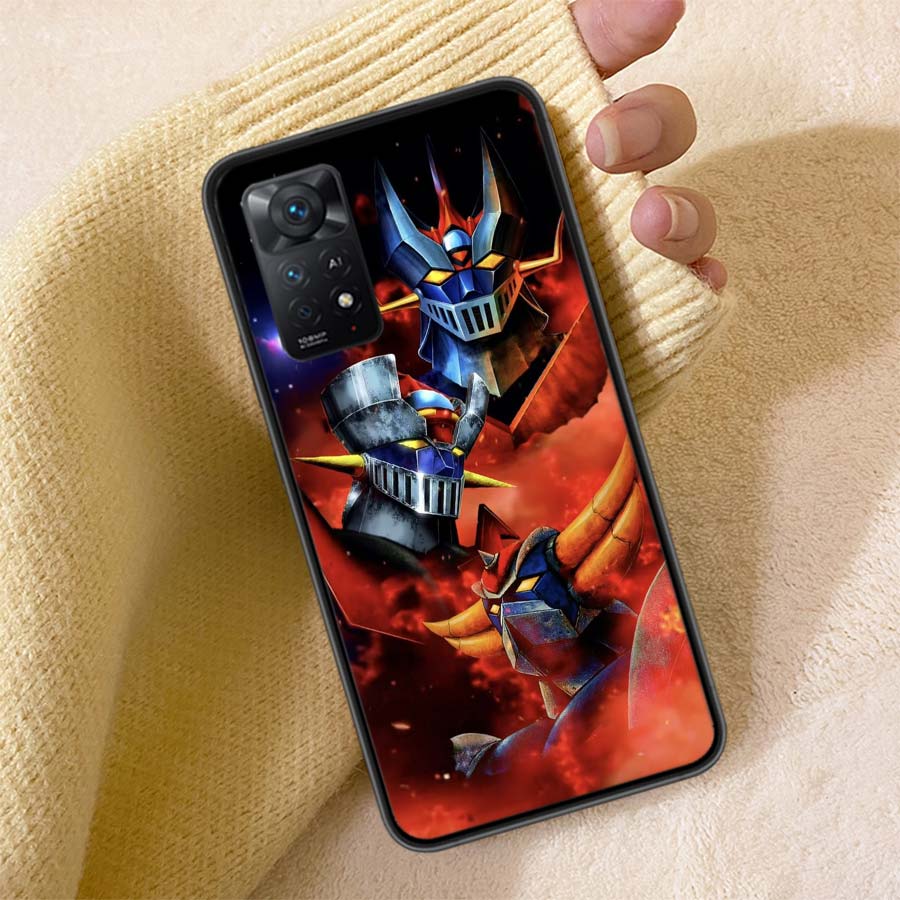 

G-Goldorak UFO Robot Phone Case For Redmi 13C 14C Note 14 13 Pro Plus 12 12C 10A 10C 10 9A 9C 9T 9 8 8A K80 K70 Pro Cover TPU Sh Note 14 Pro Plus