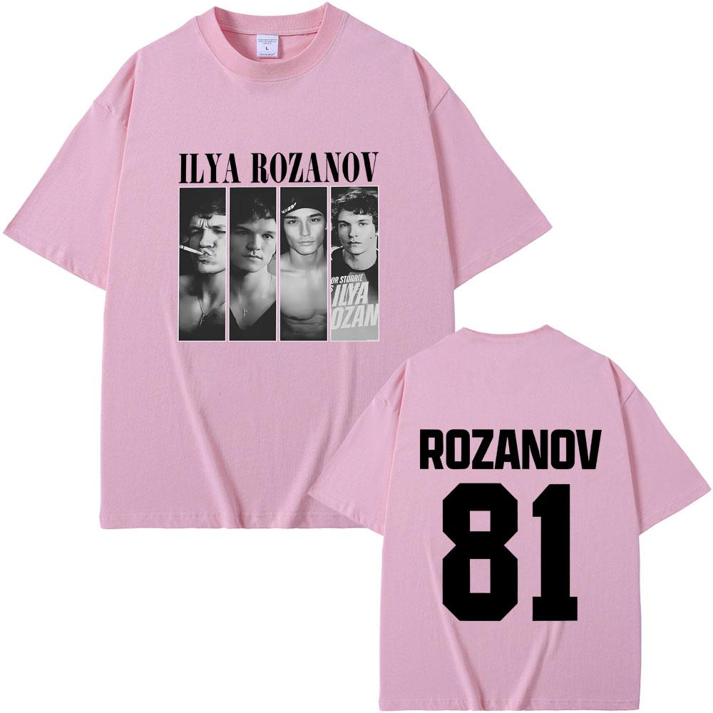 Heated Rivalry Ilya Rozanov Hollanov 81 T Shirts Men Women Clothing Casual Oversized Streetwear Unisex Fashion Vintage Tshirt