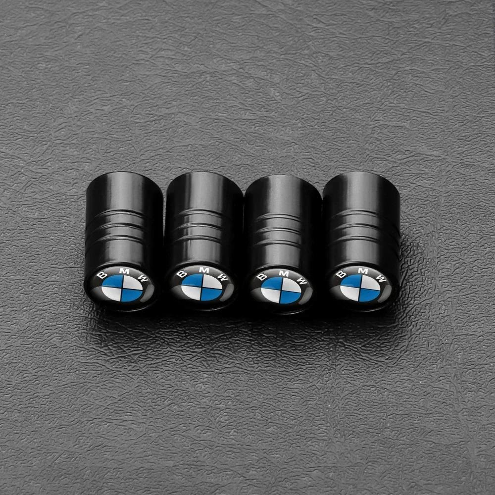 4p Automobile Hub Tire Valve Cap BMW M Logo Cover M3 M5 F10 F30 F20 E30 E34 E36 E39 E46 E91 X1 X2 X3 X5 Tire Inflating Valve Cap