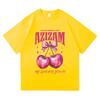 Song Azizam TShirt Azizam Cherry Men Women Clothing Retro Harajuku High Quality Clothes Cotton TShirts Day Gifts