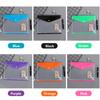 12pcs Expandable Binder Pocket A4 Clear Plastic Envelopes 11-hole Binder Document Contract Bag Clip