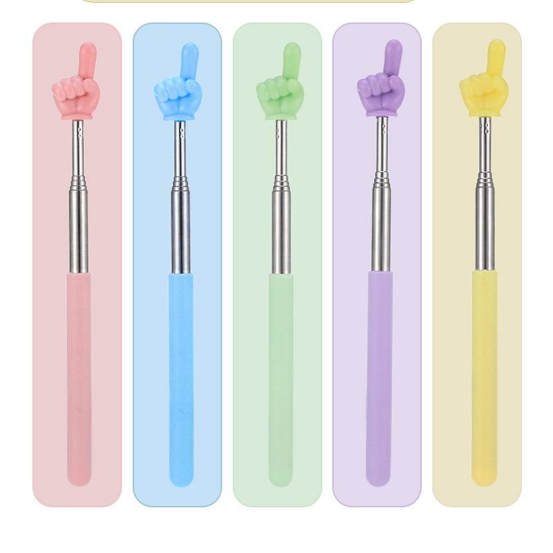 Telescopic Reading Finger Stick Whip Command Stick Click To Read Teaching Aids Teachers Classroom Tool Pointer Finger Stick