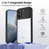 Transparent Silicone Case For Xiaomi Poco F6 Pro F6pro pocoF6 Pro PC Back TPU Bumper Shockproof Clear Phone Cases Cover