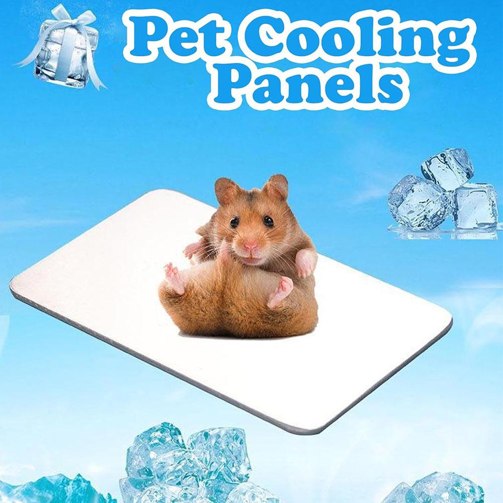 4Pcs 12 X 8Cm Cooling Mat For Small Pets, Rabbit, Guinea Pig, Hamster