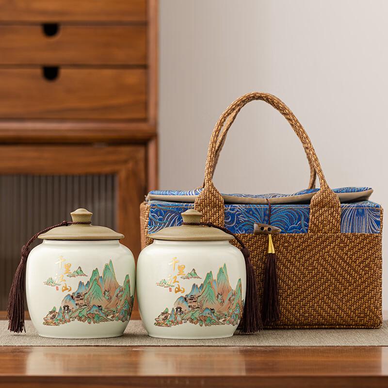 Keramik-Teedose Geschenkbox