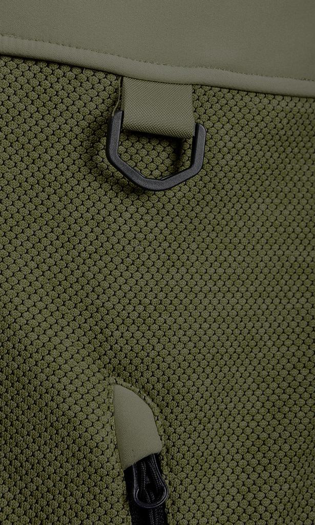 OUTDOOR softshell sweatshirt, green, size XL