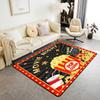Vintage Cinema Movie Theater Carpet Popcorn Decor Rug Indoor Living Room Floor Mat Doormat