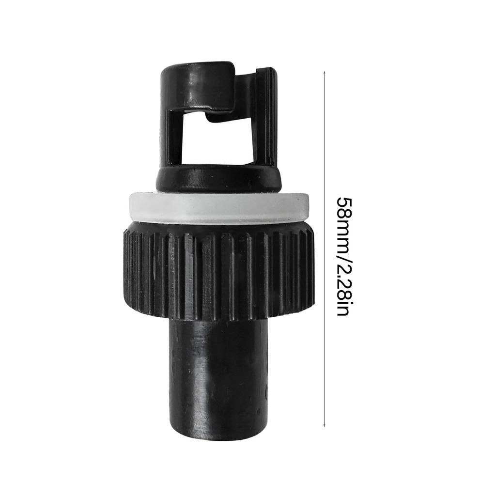 2Pcs Air Valve Adapter Connector Inflatable Kayak Dinghy Air Valve Adapter Foot Pump Canoes Boat Foot Pump Hose Adapter
