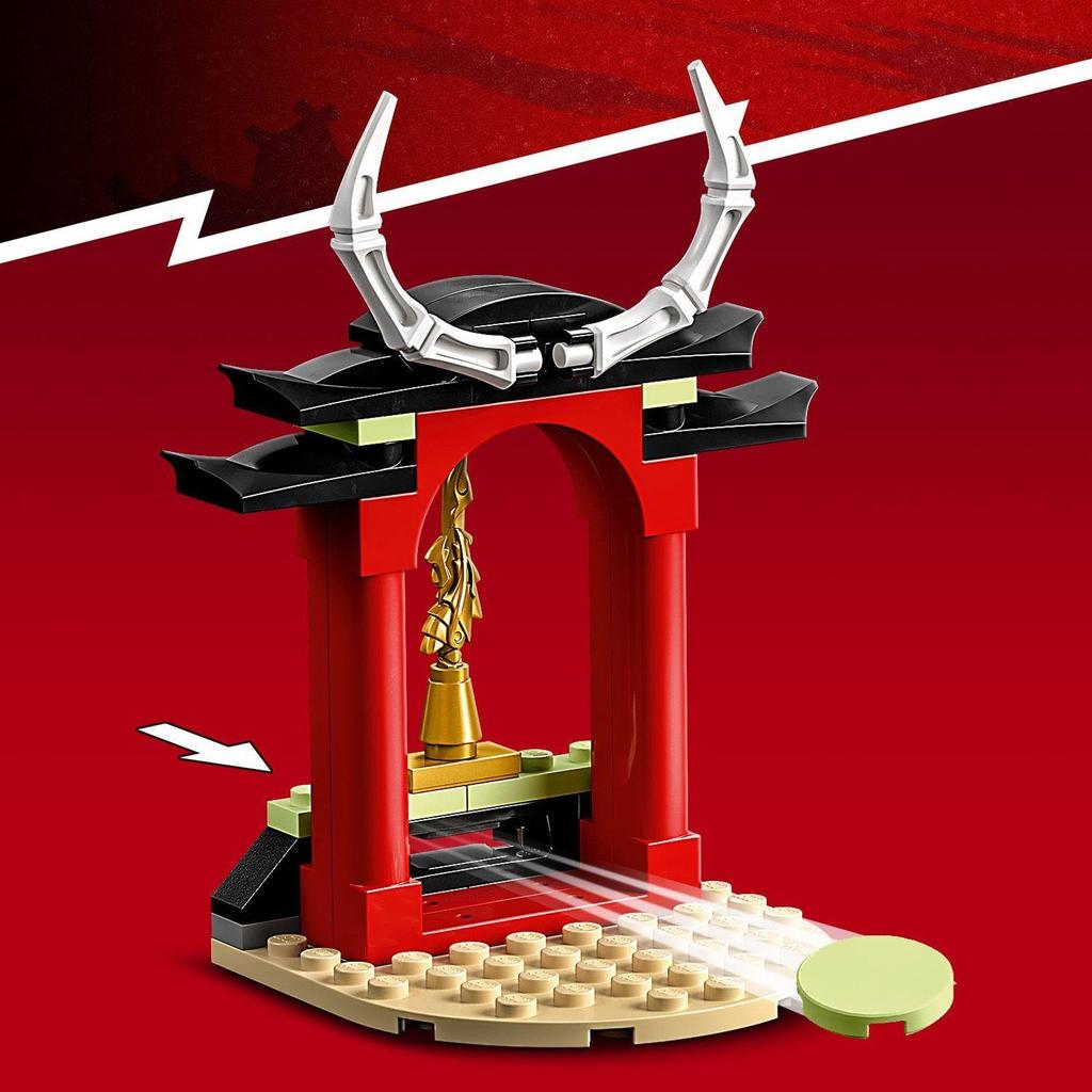 LEGO Ninjago Lloyd's Ninja Street Bike, Toy, Gift, Birthday, Educational, Christmas, Boys, Girls, Ages 4, 5, 6, Battle Robot, 71788