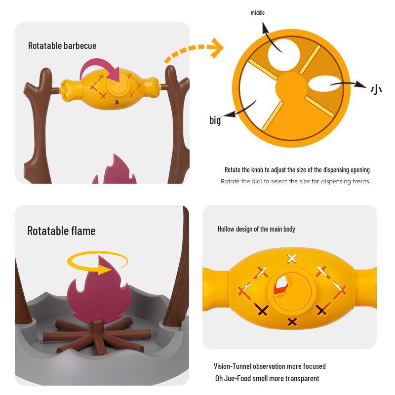 Gamelle interactive pour chat à alimentation lente avec nourriture cachée pour soulager l'ennui