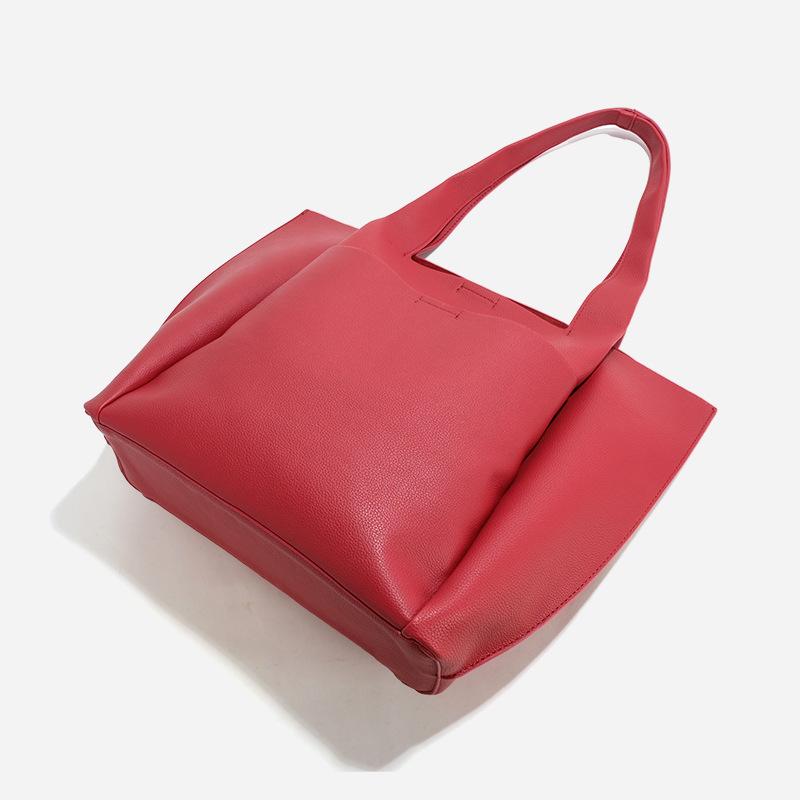 Women'S Bag Large Capacity Versatile Fashion Leather Handbag Top-Handle Bag Bags For Women Single Shoulder Female Tote Bag