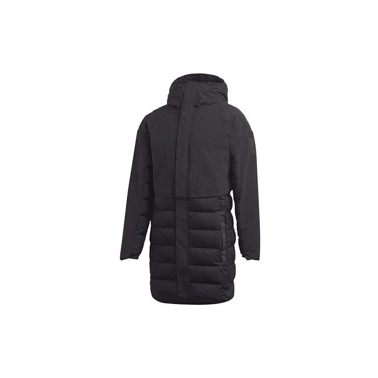 Adidas Down Jackets Men's Black Hooded Thickened Other DZ1421
