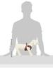 Meister Softy Harness Flower Black Size S