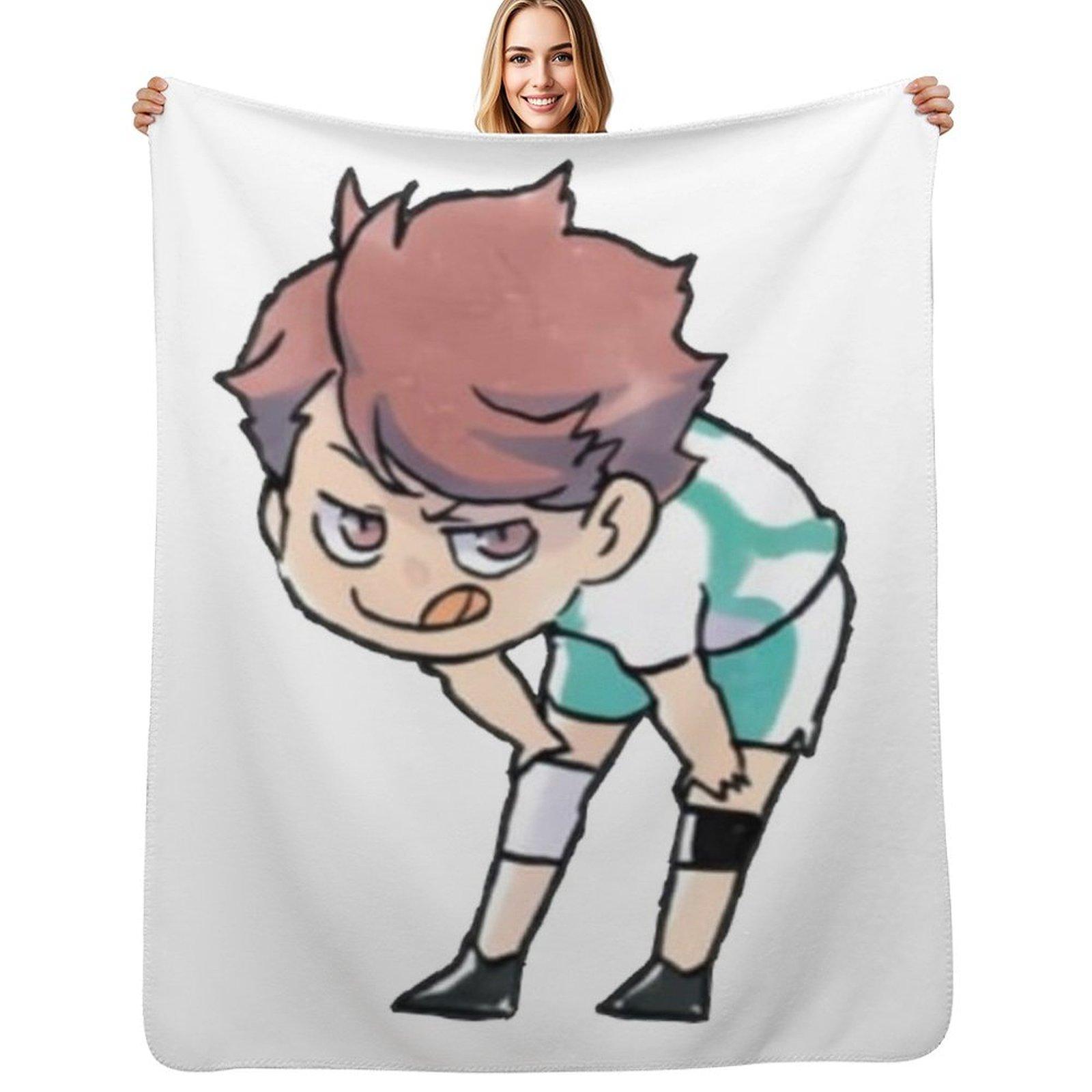 

chibikawa Throw Blanket Travel Size Cozy Blanket for Plane Train 102x76cm(40x30in)
