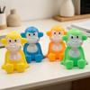 Quiekender Affen-Quetschspielzeug mit realistischem Geräusch Weiches TPR Fidget zur Stressbewältigung Niedliches tierförmiges Dekompressions-Gadget für Kinder Erwachsene