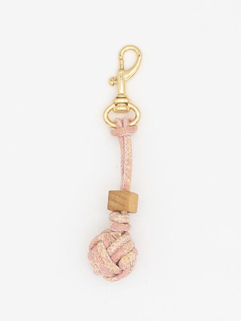 Korean Style PU Leather Hand-woven Ball Bag Pendant & Phone Charm - Autumn/Winter Collection