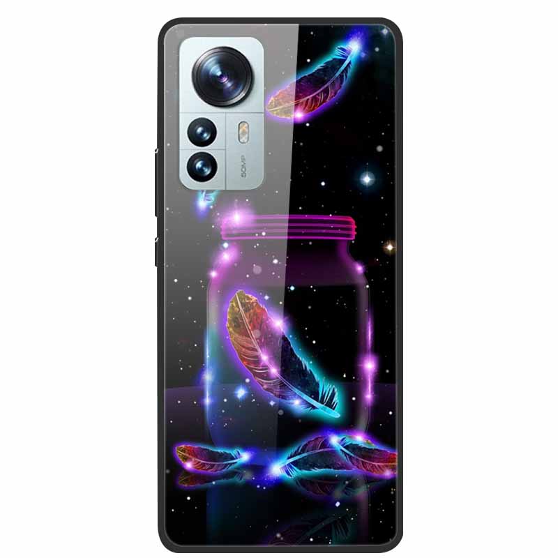 Tempered Glass Cases For Xiaomi 12T 5G Case Hard Phone Back Cover for Xiaomi 12T Pro Protection Shells Mi 12 T 12TPro 2022 Cool