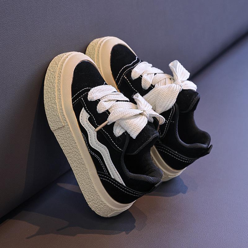 Children's sports shoes 2025 spring and autumn new British style board shoes Korean version of girls' shoes casual shoes super light and thin