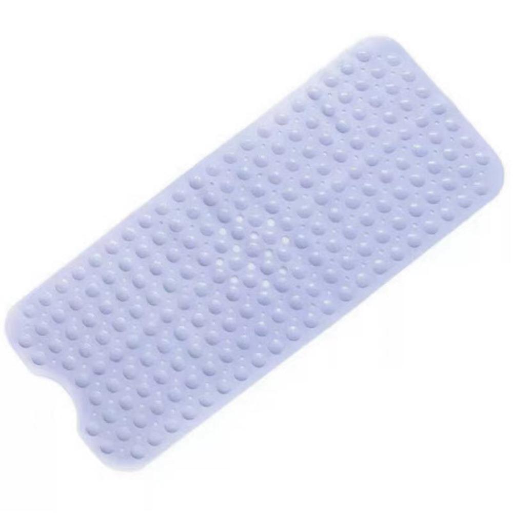 

Hot Non-Slip Bathtub Mats with Drain Holes and Suction Cups with Machine Washable Extra Long Bath Mat BathMat for Shower Tub синій