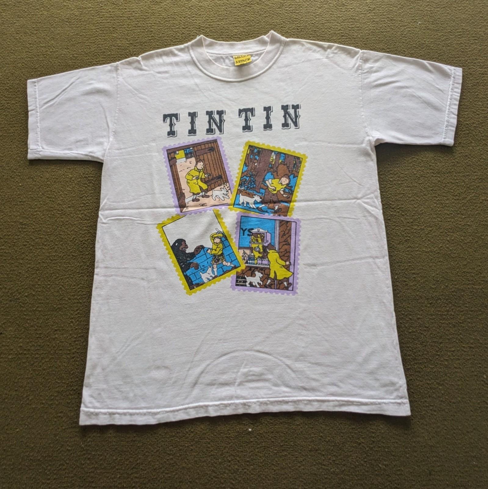TINTIN Cartoon Movie Retro Graphic Unisex Tee Gift For Fan S-5XL XXL