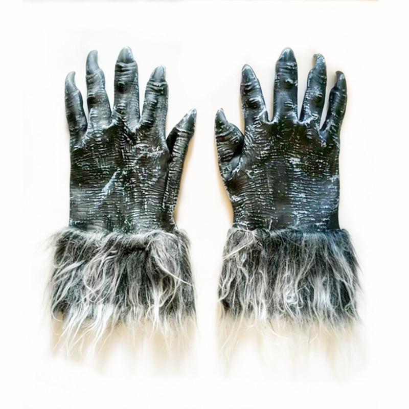 Werewolf Claw Halloween Masquerade Gloves One Size