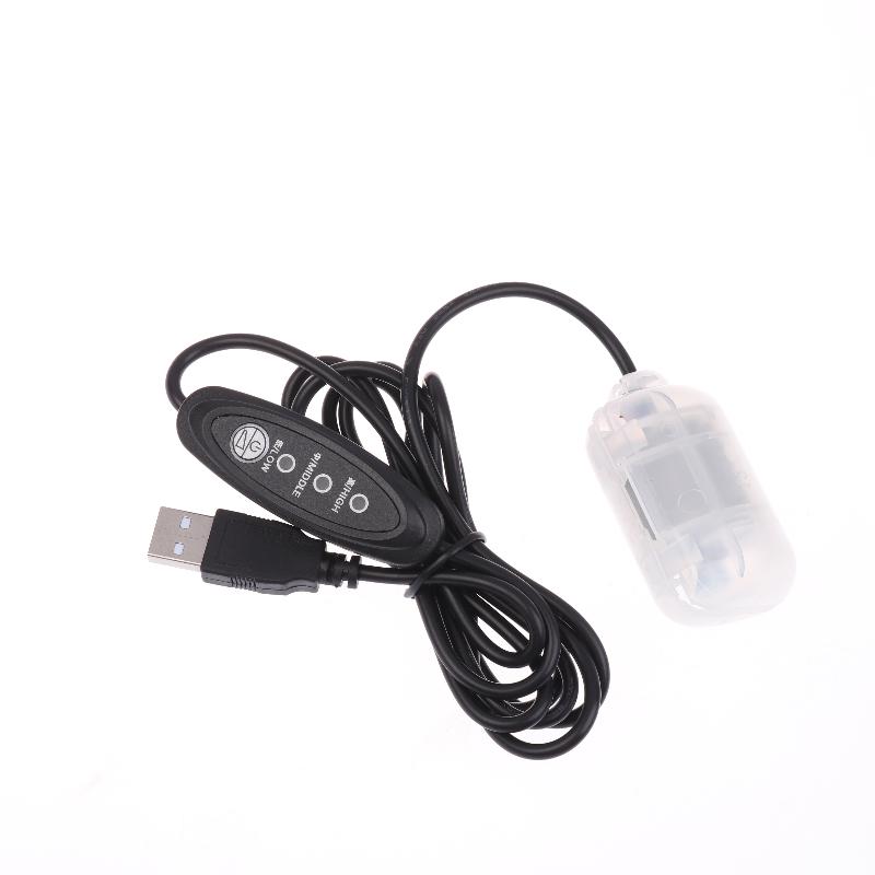 Leiser & Langlebiger DC 5V 3-stufiger USB-Massage-Motor, Doppel-/ Einzelkopf Vibrationsmassagegerät für Kissen/ Polster/ Taille
