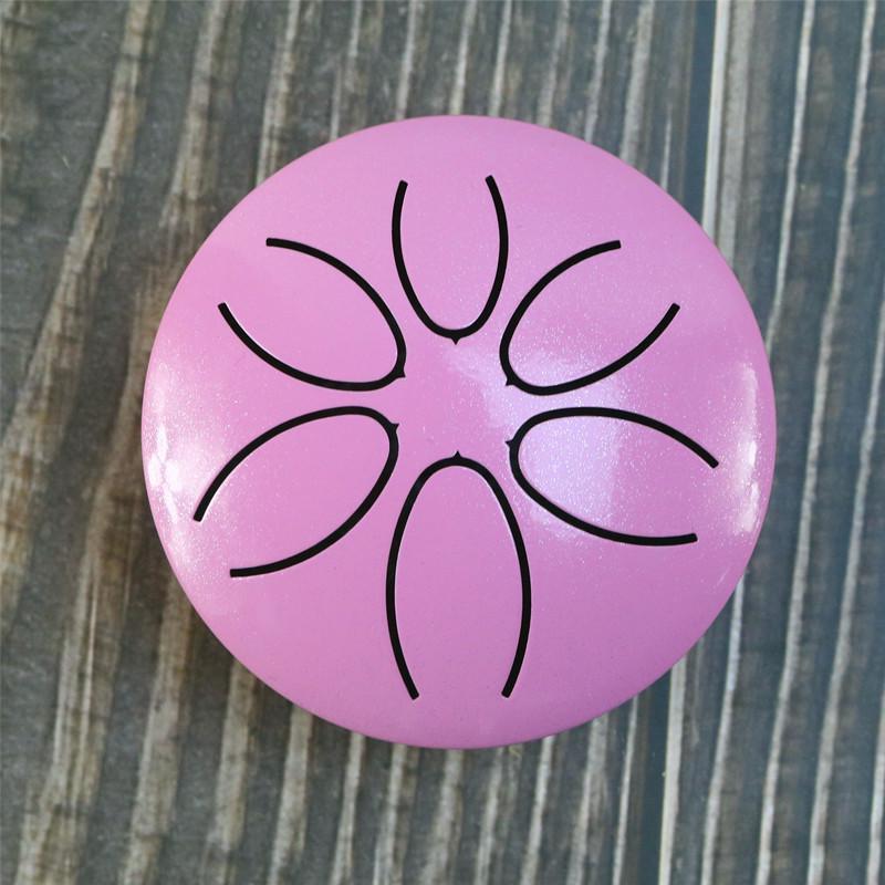 Ethereal 3-Inch Steel Tongue Drum: 6-Note Mini Percussion Instrument for Kids