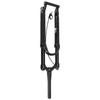 Mountain Bike Front Fork 26in Air Fork Bicycle Shock Absorbing Front Fork Tapered Remote Lockout Black Tube