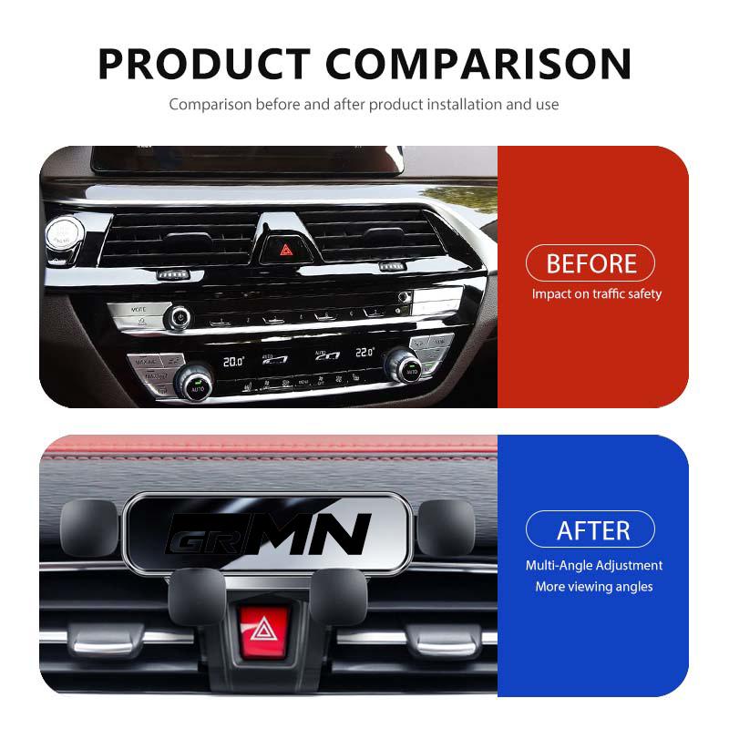 For S5 Gravity Car Phone Holder Mount Stand GPS Mobile Cell Support Clip Crown Land Cruiser RAV4 Camry Yaris Corolla Prius JH5