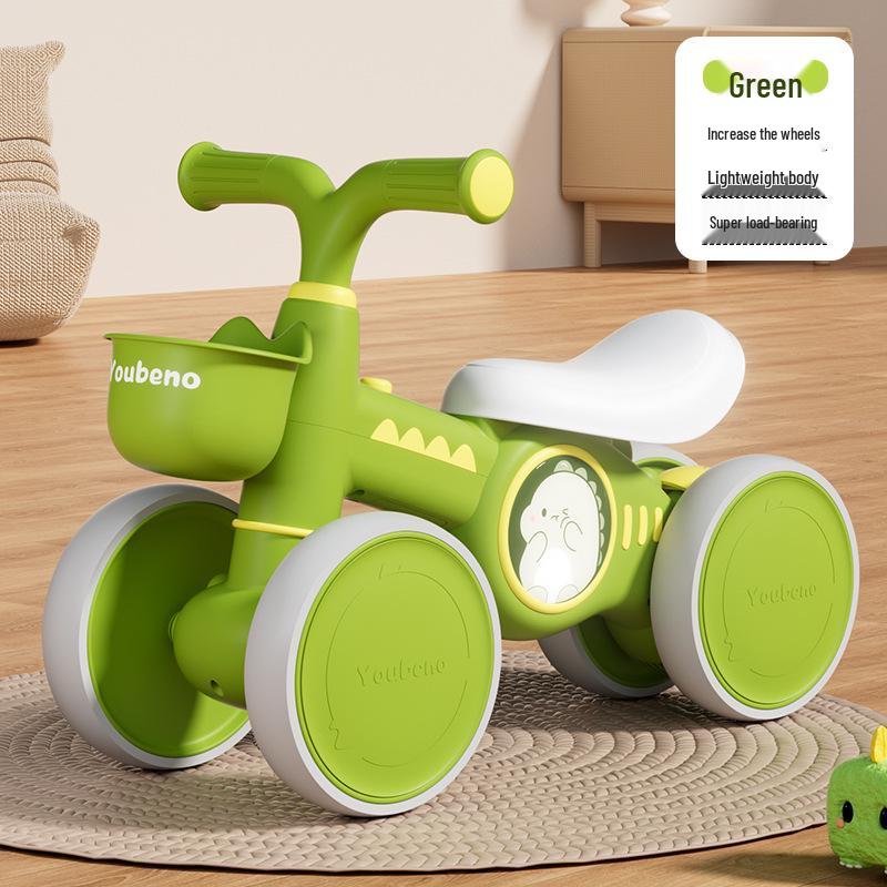 Children's Four-Wheel Balancing Glider Scooter - Pedal-Free Yo-Yo Car