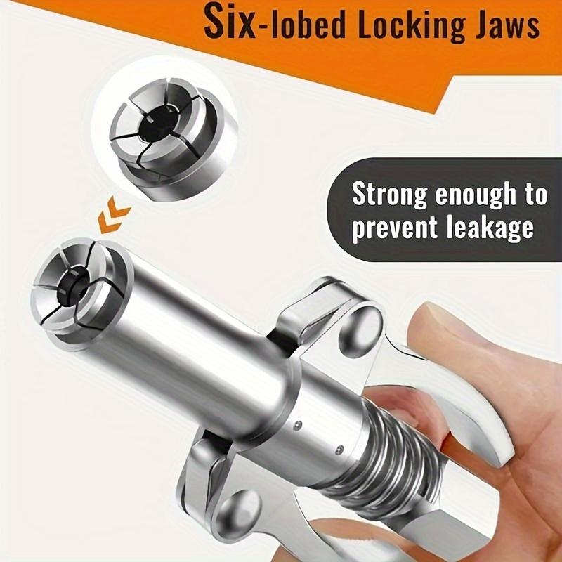 1 τεμ. Σύνδεσμος Πιστολιού Γράσου-Άκρη Πιστολιού Γράσου, Εξαρτήματα Γράσου, Βαρέως Τύπου Σύνδεσμος Γράσου Ταχείας Απελευθέρωσης