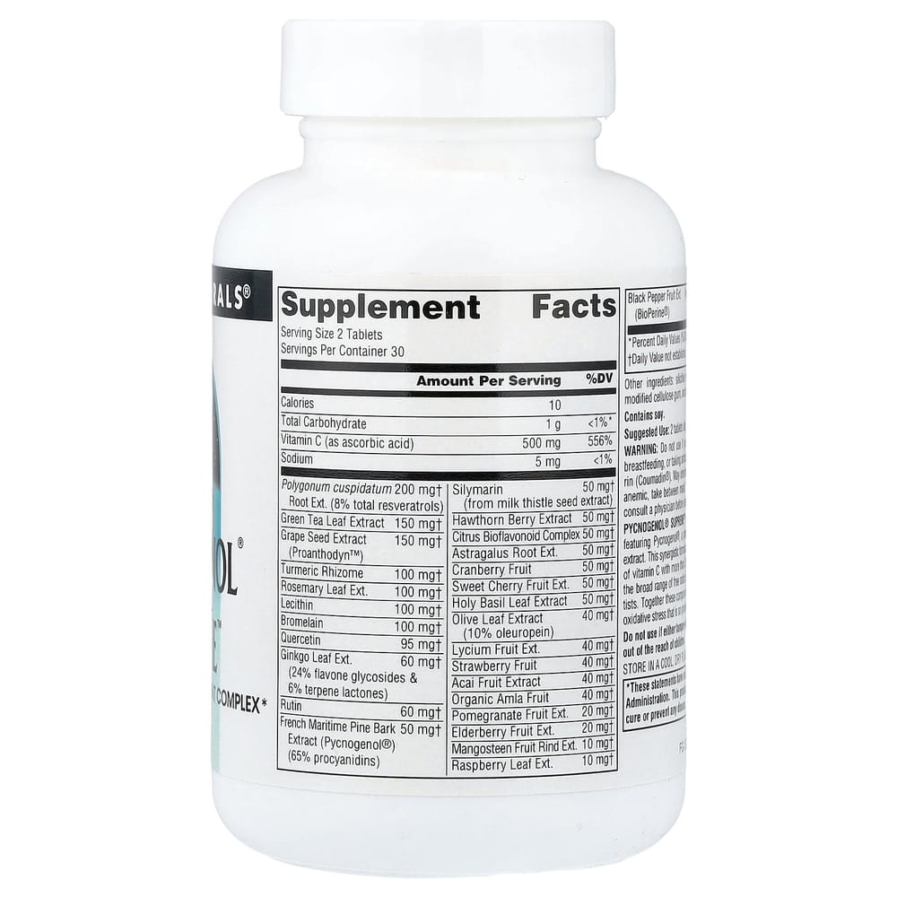Source Naturals Pycnogenol Supreme, 60 Tablets