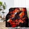 Haikyu Theme Printed Blanket - Perfect for Couch, Bed, Travel & Outdoor Use | Machine Washable, Cozy & Durable.