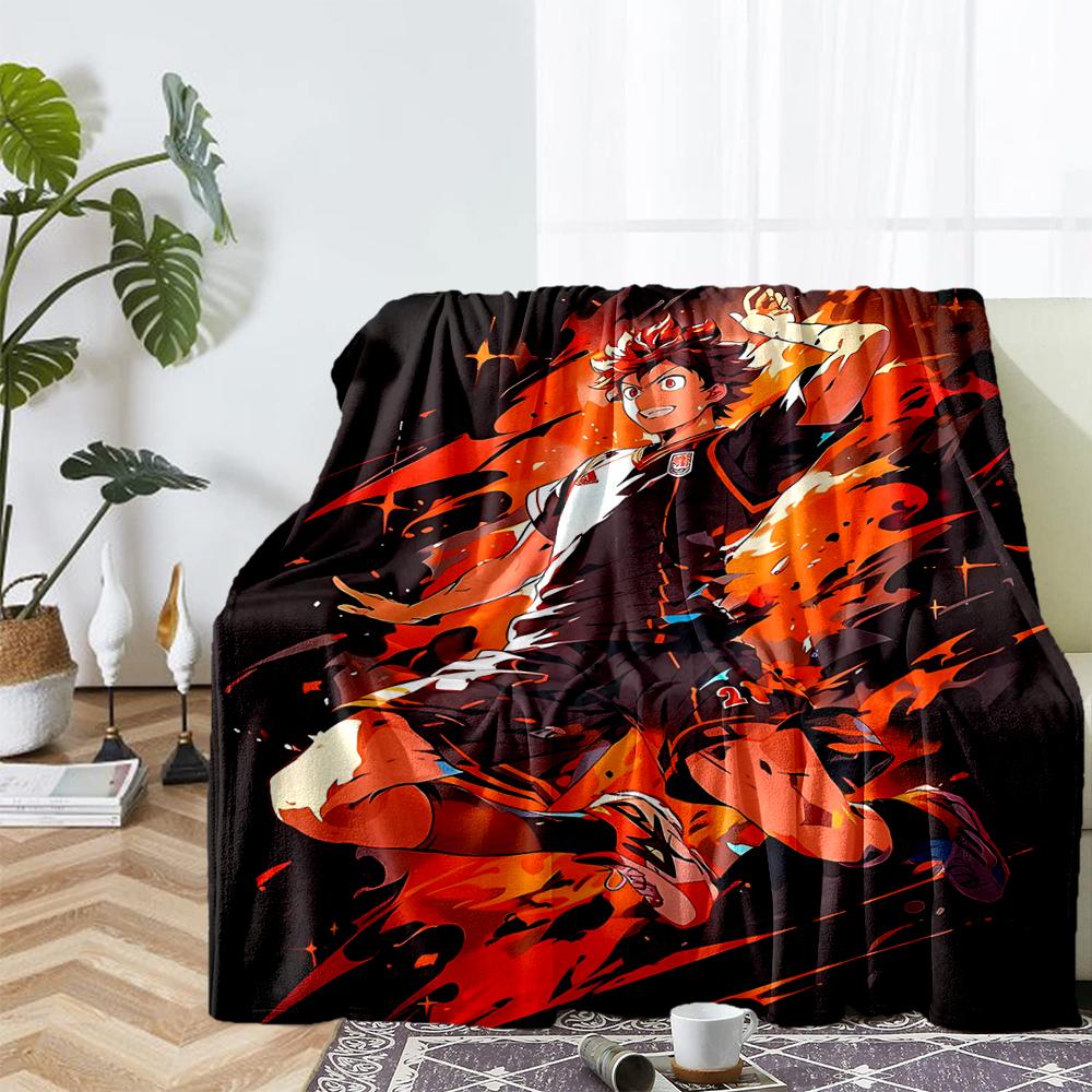 Haikyu Theme Printed Blanket - Perfect for Couch, Bed, Travel & Outdoor Use | Machine Washable, Cozy & Durable.