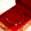 Simple New Year Ruyi Knot Copper Coin Braided Bracelet for Women Classic Chinese Knot Design Bracelet Party Jewelry Gifts