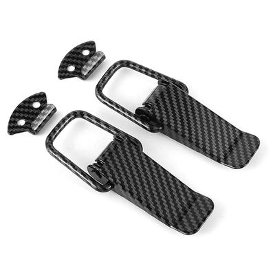 Kit de 2 piezas de cierres de liberación rápida para parachoques de coche, gancho de seguridad, clip de bloqueo para capó de camión y coche de carreras, accesorios para automóvil