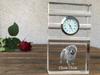 Chow Chow – Glass clock with a photo, photo of a dog in crystal | Art-Dog