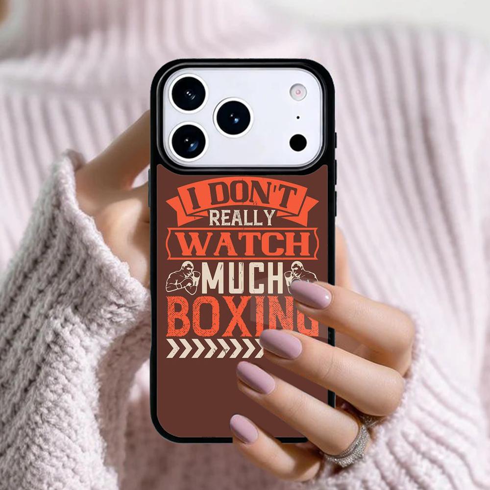 Boxing Boxer Phone Case For Apple iPhone 17 Air 16E 15 14 Plus 13 12 11 Pro Max Mini Funda Cover