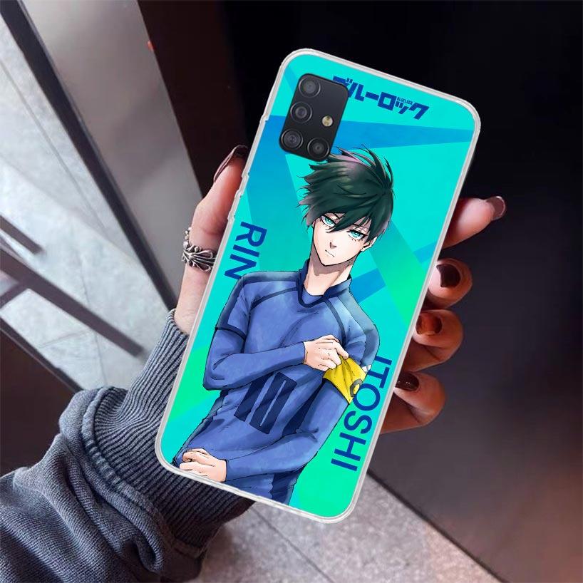 

Hot Anime Blue Lock Phone Case For Samsung Galaxy A52 A51 A50S A32 A22 A12 A02S A72 A71 A31 A70 A30S Note 20 Ultra 10 Plus S10 G Samsung A10