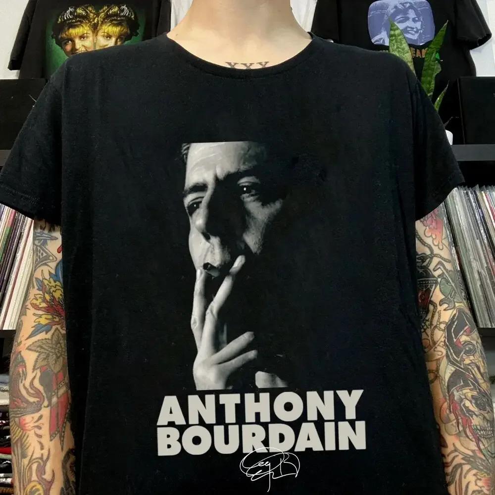 New Popular Anthony Bourdain Smoke Shirt Gift Funny Unisex S4XL TShirt WS916