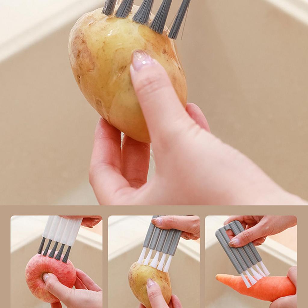 Baby Bottle Brush, Cleaning Supplies Nylon Durable Portable Cup Brushes for Keyboards Lid