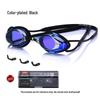 High-Definition Waterproof Anti-Fog Color-Plated Racing Swimming Goggles