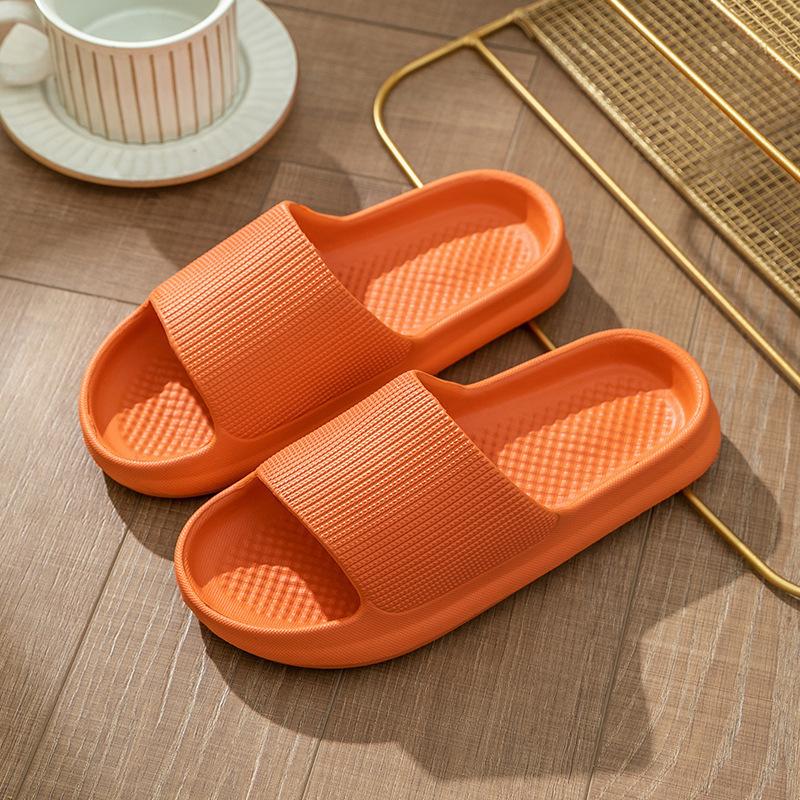 Fashion Men's Women's Bathroom Slippers Home Shower Shoes for Women Men Bath Anti-Slip Sandals Couples EVA Soft Sole Flip-Flops