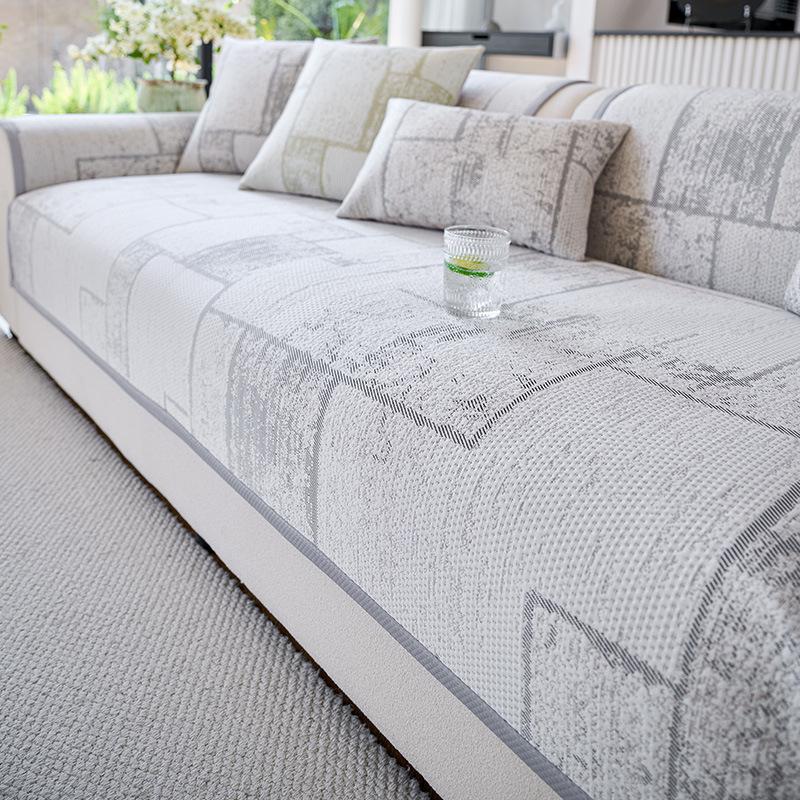 

New Cool Doudou Sofa Cover Summer Cool Ice Silk Sofa Cushion Anti-Cat Scratch Summer Sofa Cover 70*70cm