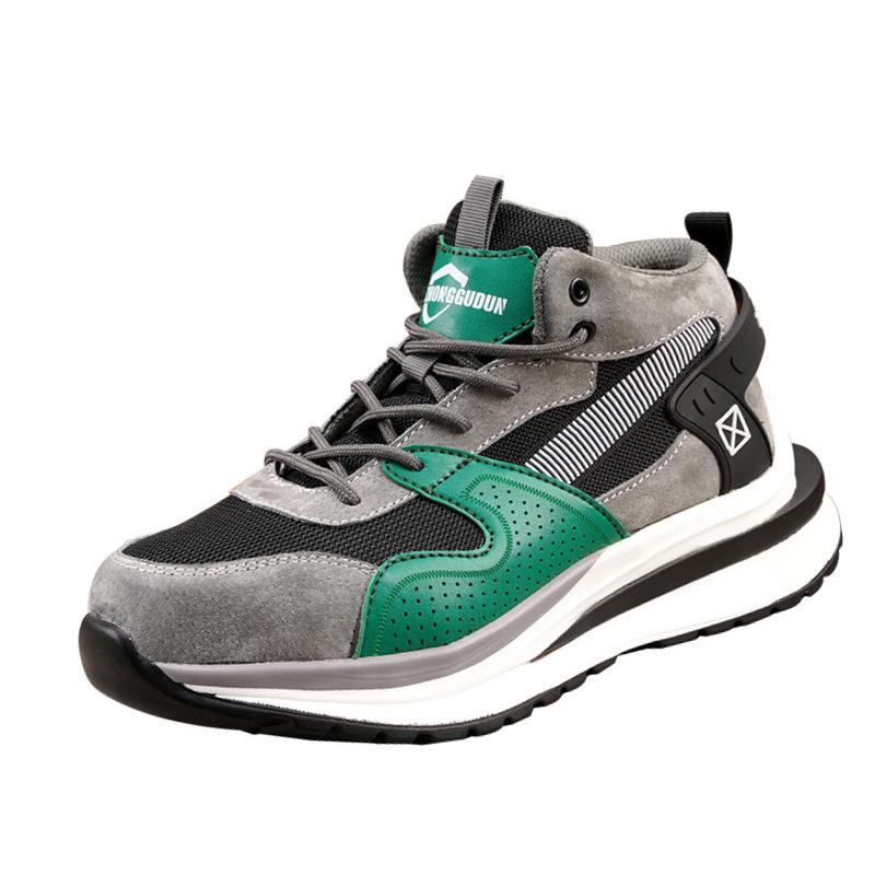 

Anti-smashing Puncture Protective Shoes Anti Slip Rubber Sole Comfortable Durable Lightweight Breathable Safty Work Shoes Men 46