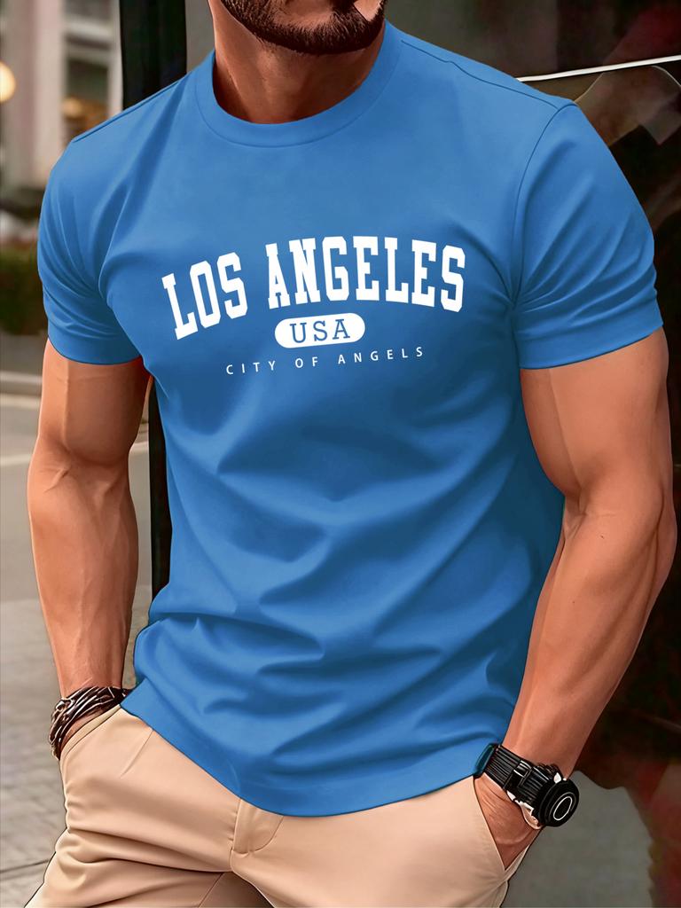 About Usa Art Letters Print Men Retro TShirt Casual Cotton T Shirts Loose Hip Hop Clothes Male ONeck Comfortable Short Sleeve