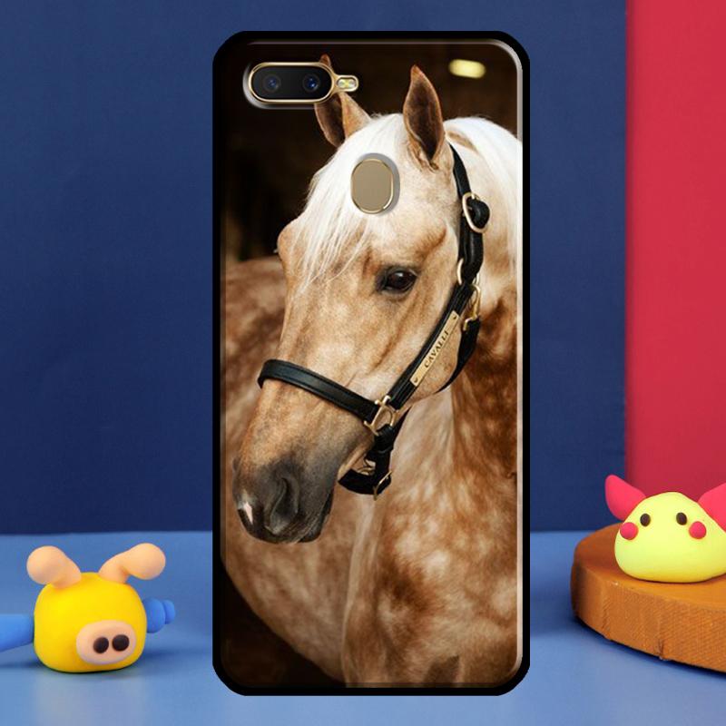 Horse Animal For Oppo A54 A57 S A78 A58 A98 A5 A9 A91 A15 A16 A17 A52 A72 A76 A96 A74 A94 A77 Phone Case