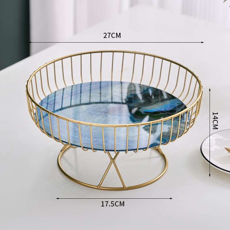 High-Value Celebrity Fruit and Snack Plate for Living Room